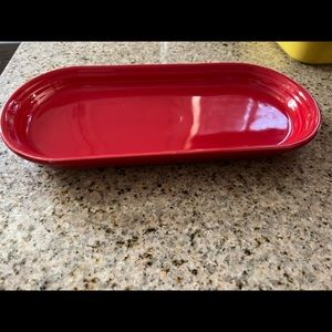 Fiesta Fiestaware Bread Tray Scarlet Red Platter